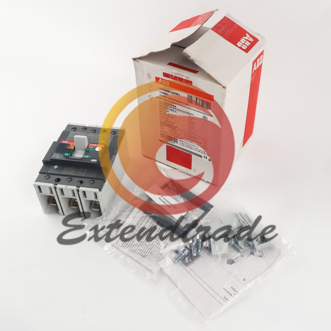 1PC New ABB TMAX T3N250 TMD250/2500 FF 3P 250A 1SDA051247R1 Circuit Breaker