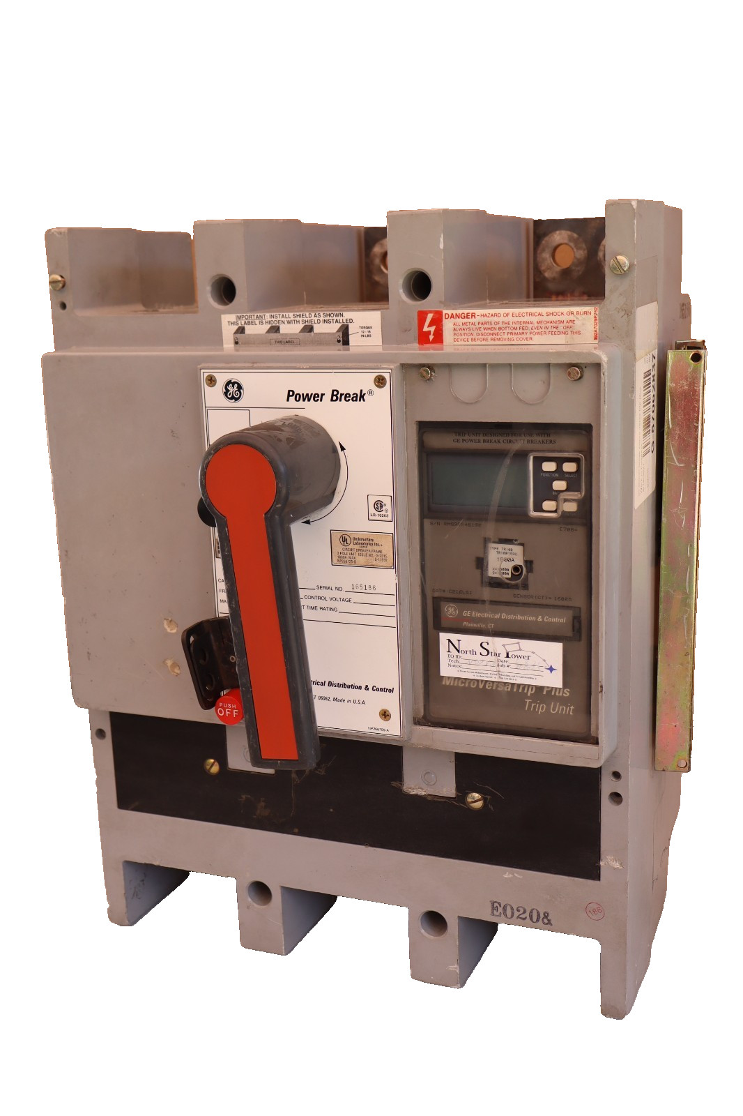 GE Power Break Disconnect 1600 Amp 1600A TP1616TTR Plug TR16B1600 C216LSI