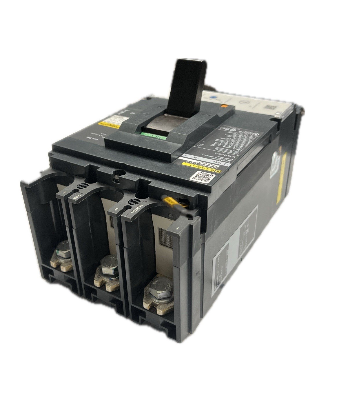 SQUARE D/SCHNEIDER ELECTRIC 600A LL1200 POWERPACT CIRCUIT BREAKER,3P,LLF37060D33