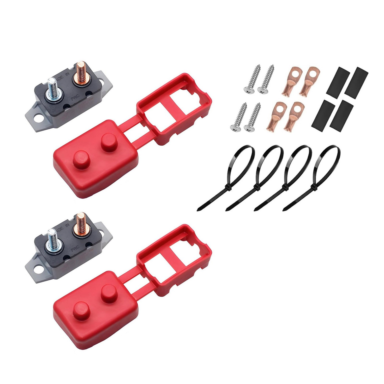 Thermal Protection 50A Circuit Breaker Auto Reset DC12V/24V For Heavy Duty Use