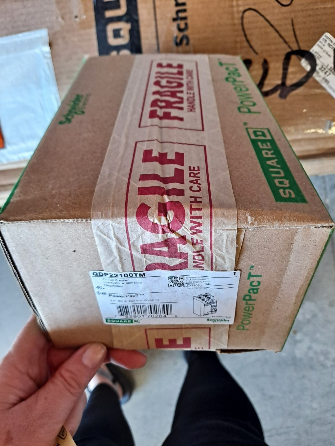 Square D QDP22100TM PowerPact Q 100A Molded Case Circuit Breaker