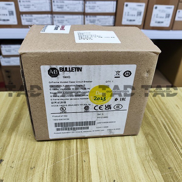 140G-G2C3-C30 Allen-Bradley 30A 3P G Frame MCCB Circuit Breaker Free Shipping