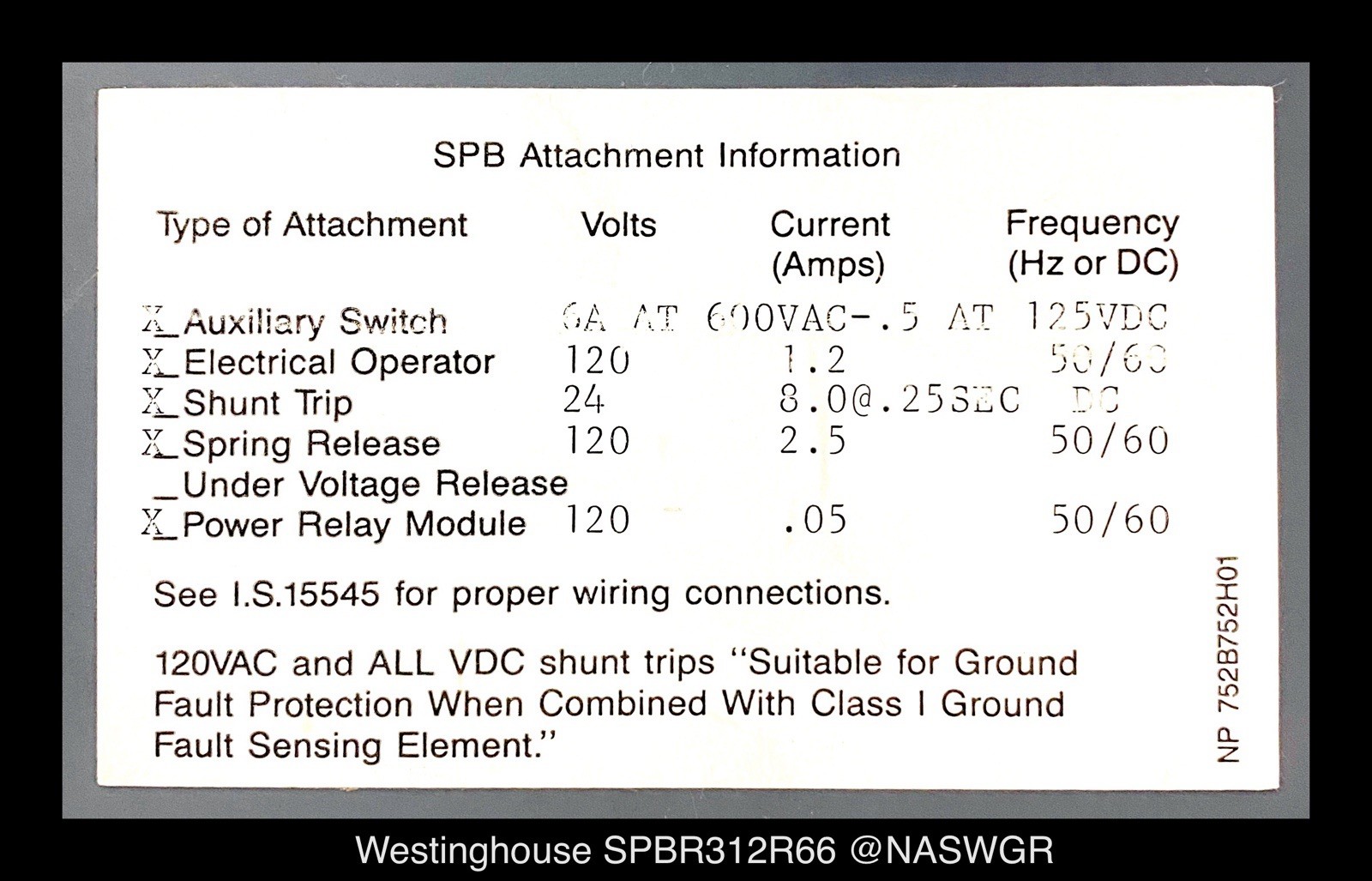 Westinghouse SPB-100 Circuit Breaker EO/BI – 1200A – Tested/1Yr Warranty