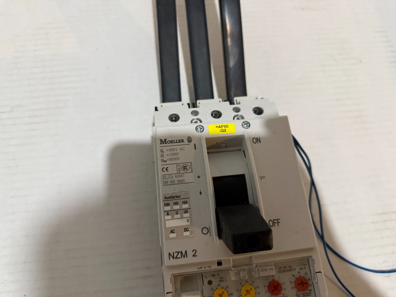 Moeller NZM 2 Circuit Breaker 600v 3 Pole AB-4524