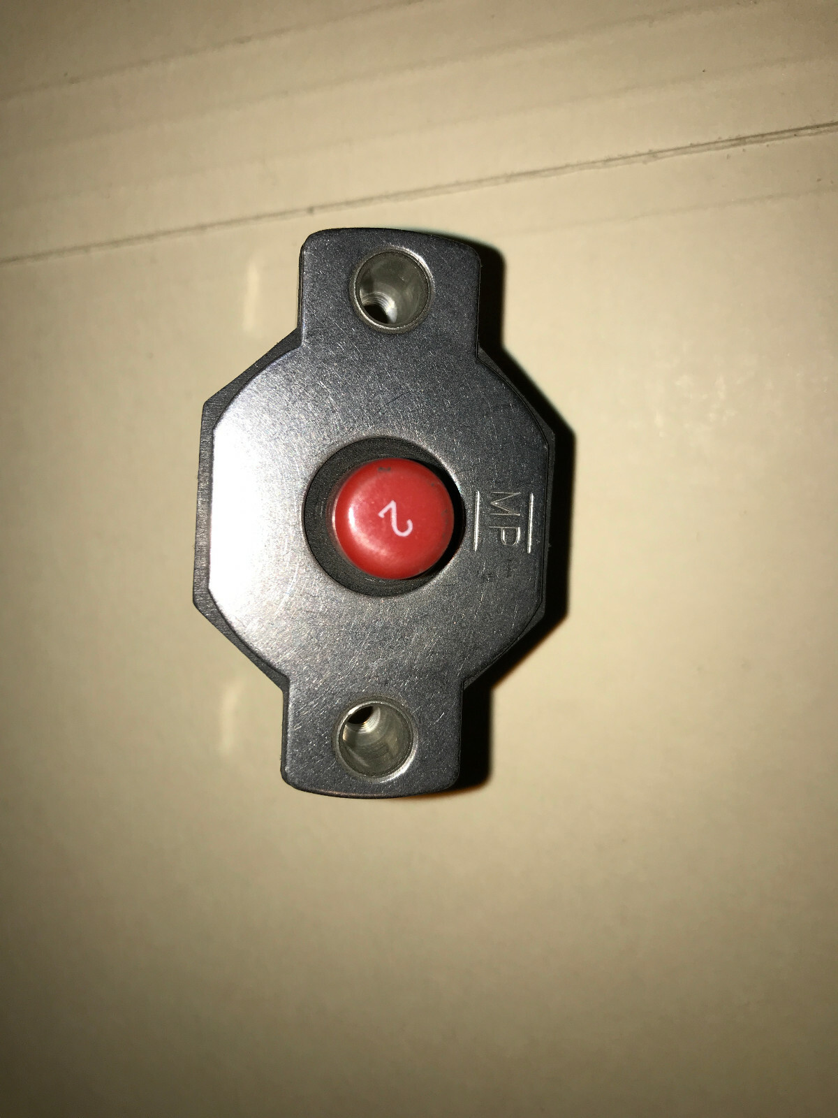 Mechanical Products Ignition Proof Panel Mount Circuit Breaker,2A,1800-E1-1-2E