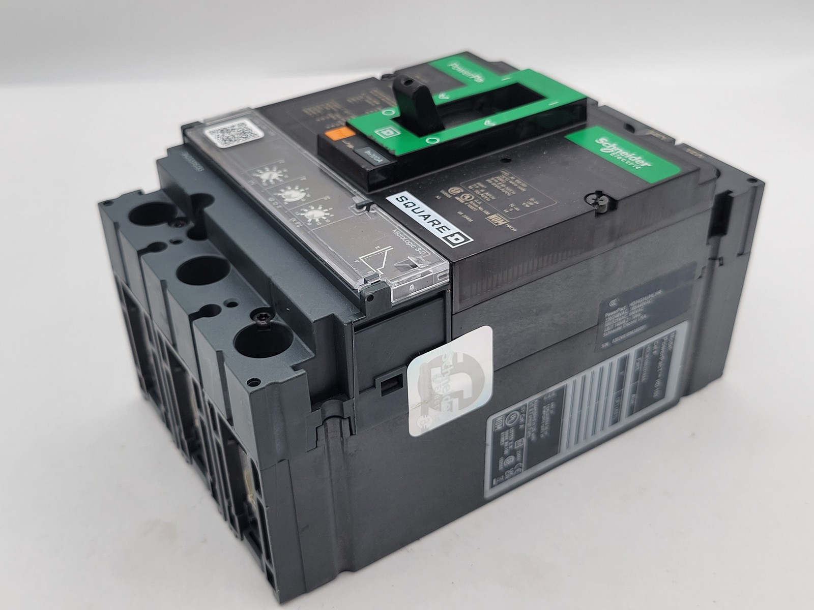 Square D HDL36100U31XAA PowerPact Circuit Breaker 100 Amp 3 Pole 240/480/600V