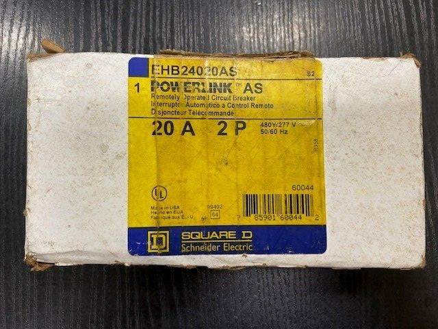 Brand New Square D EHB24020AS In Original Box