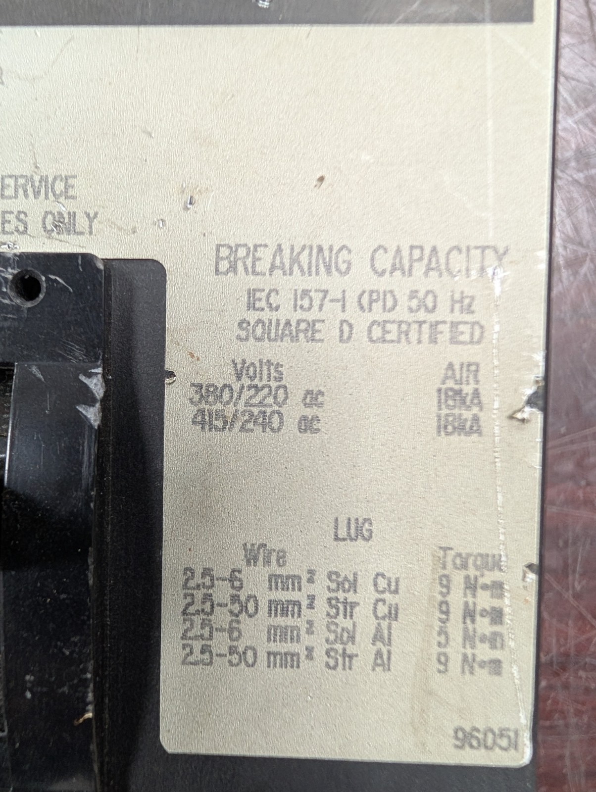 🤪 SQUARE D 70 AMP I-LINE CIRCUIT BREAKER 480 VAC 3 POLE FA34070