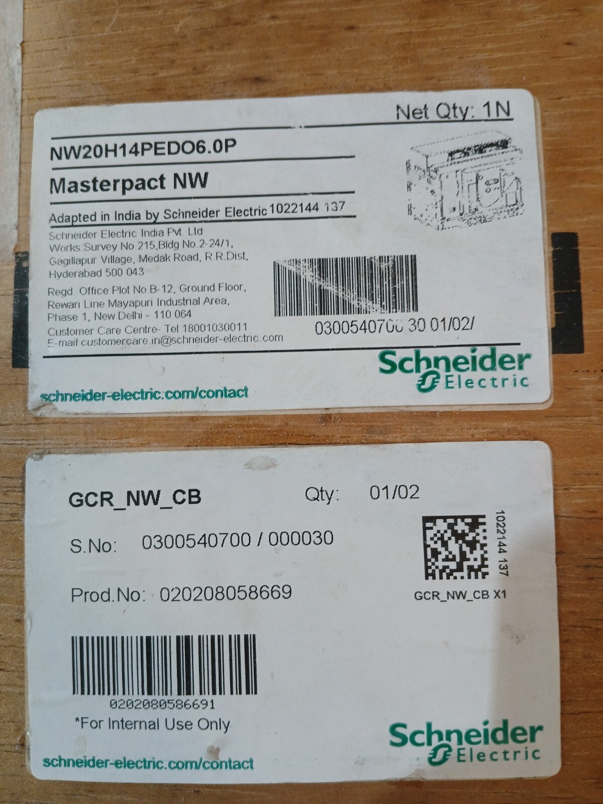 SCHNEIDER ELECTRIC NW20 H1 Masterpact NW Circuit Breaker Micrologic 6.0 P 1000V