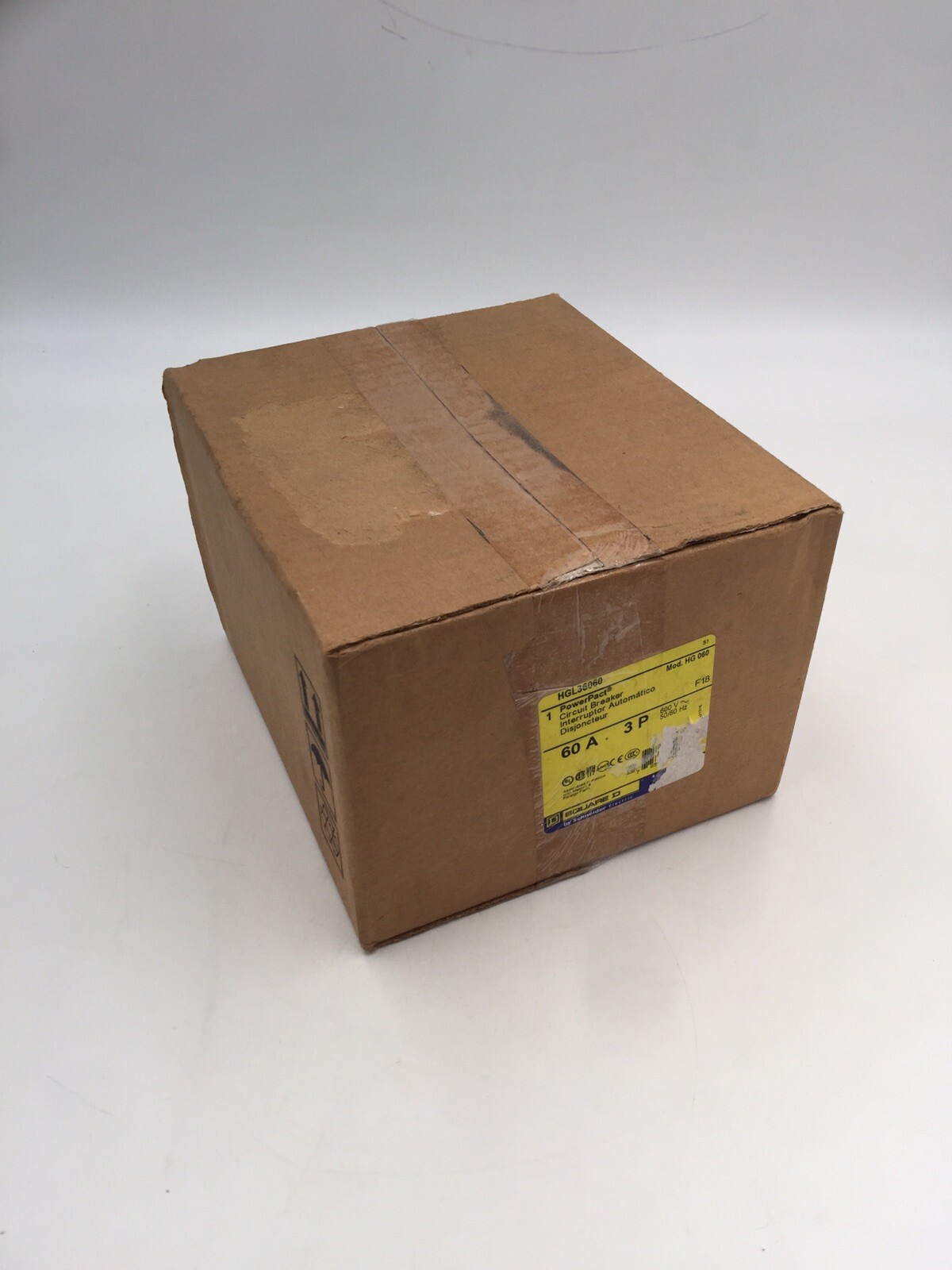 HOUSTON STOCK NEW SQUARE D HGL36060 POWERPACT 60 AMP 600V FREE 2 DAY AIR BUY NOW