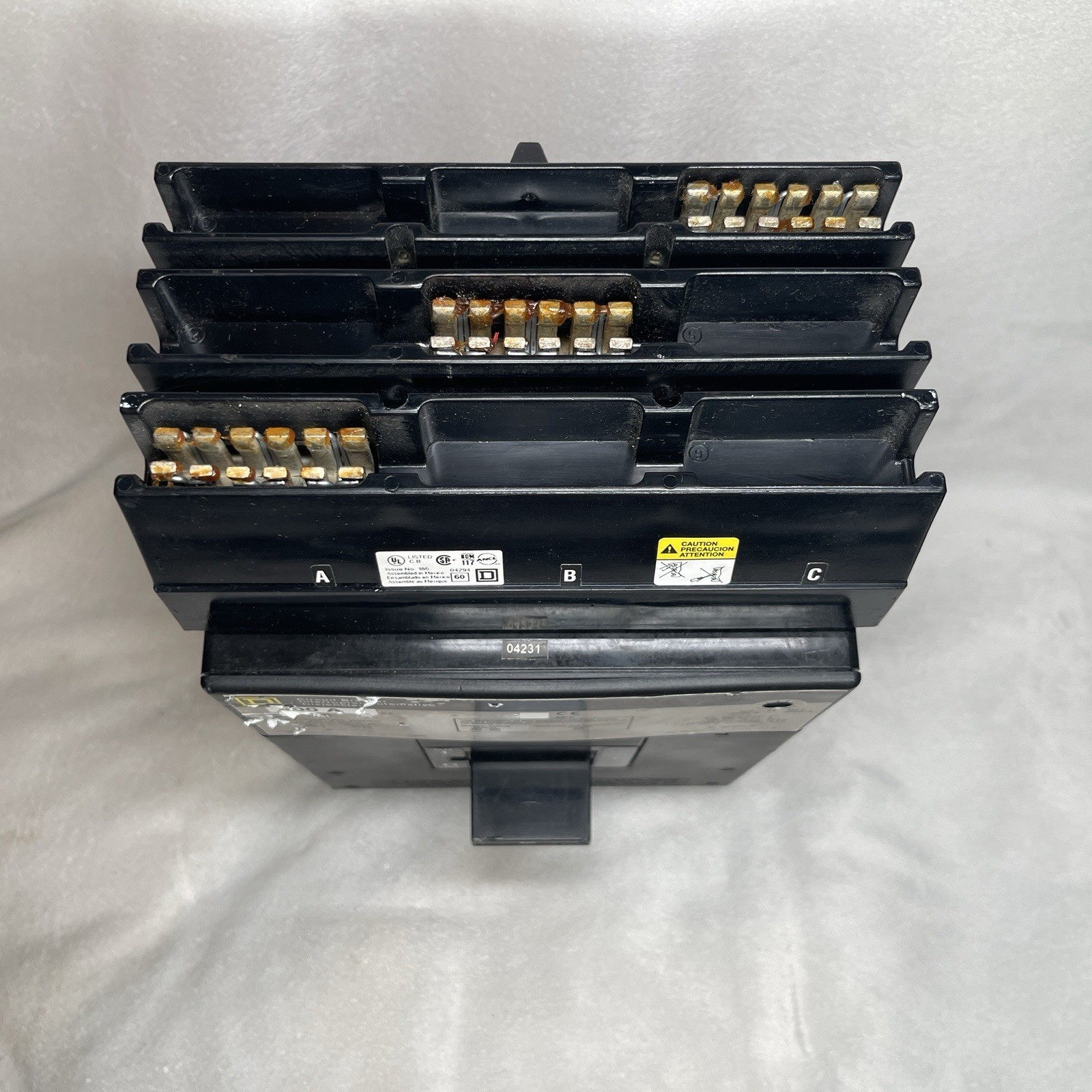 Square D LC36400 400 Amp 3 Pole 600 VAC Type LC I-Line Circuit Breaker 65kA@480V