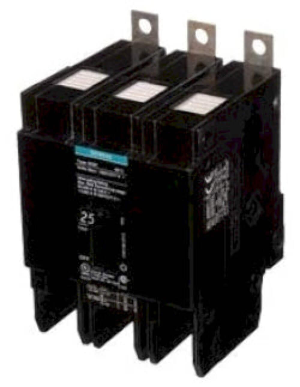 BQD325 – Siemens Bolt-on 480V 25A 3 pole circuit breaker 14kA@480V Factory New