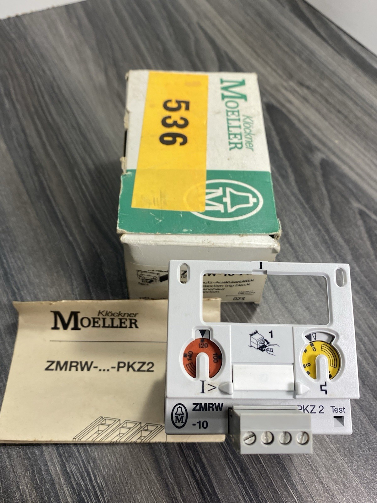 NOS Moeller ZM-10-PKZ2 Thermal Overload Trip Module 6-10A ZM (RW) – 10-PKZ2