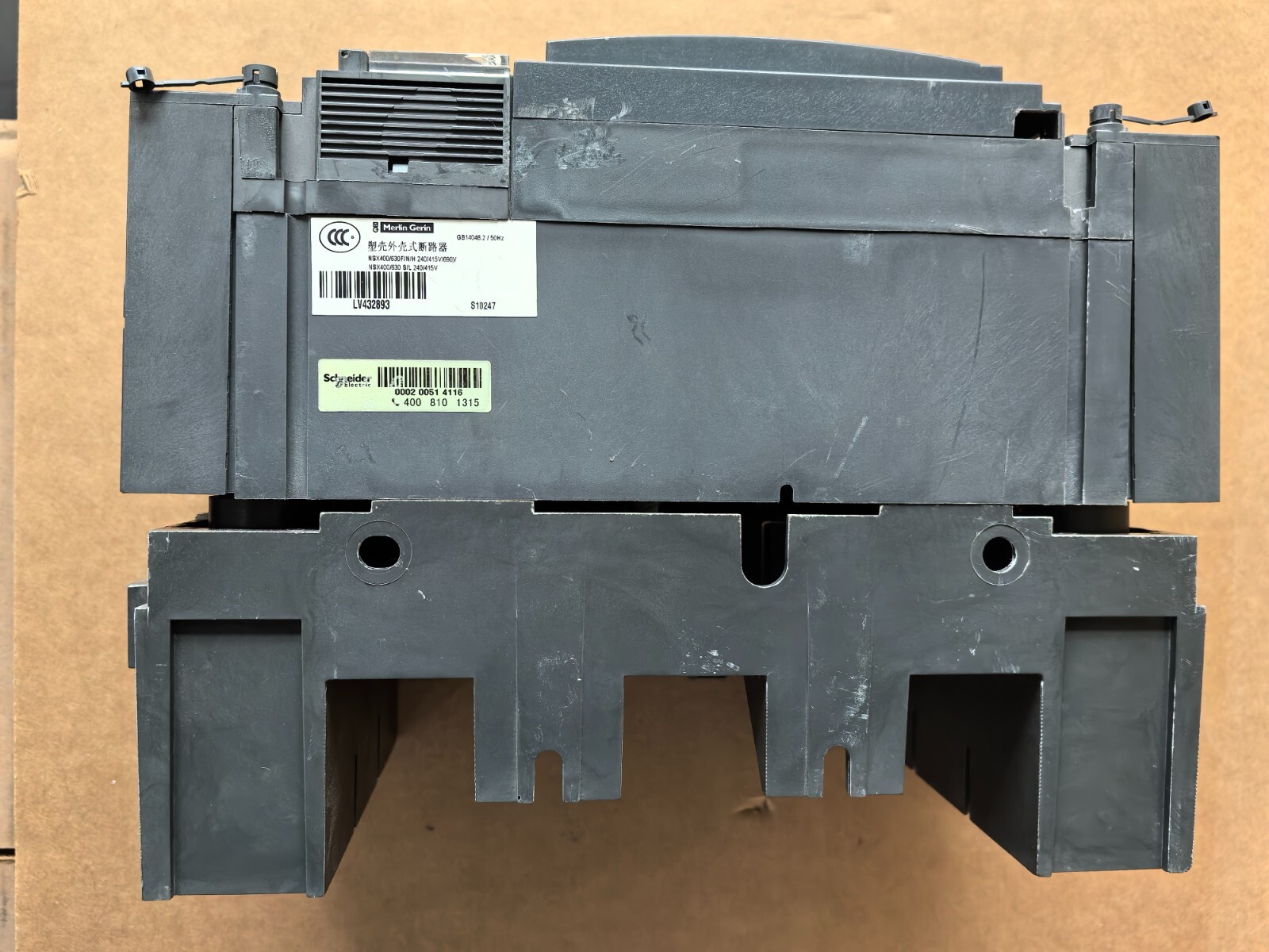 LV432893 Schneider Molded Case Circuit Breaker Compact NSX630N Mic2.3 630A 3P3D