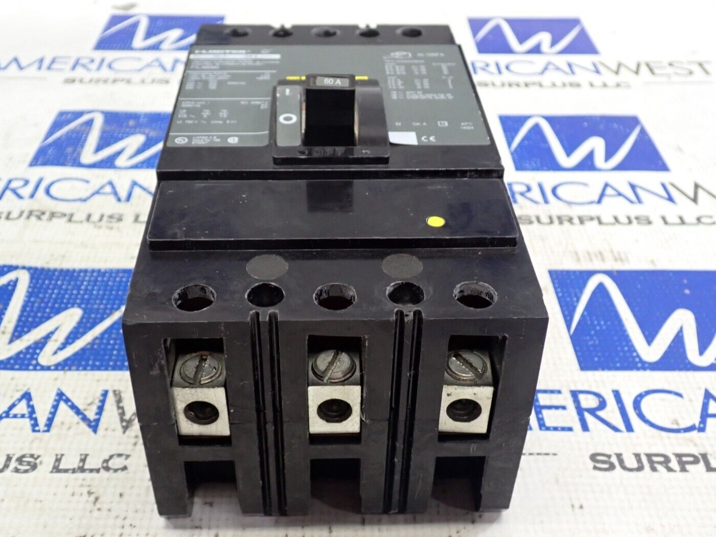 Square D FIL36060 3 Pole 60 Amp 600 Volt 200kA@480V I-Limiter Breaker – Tested
