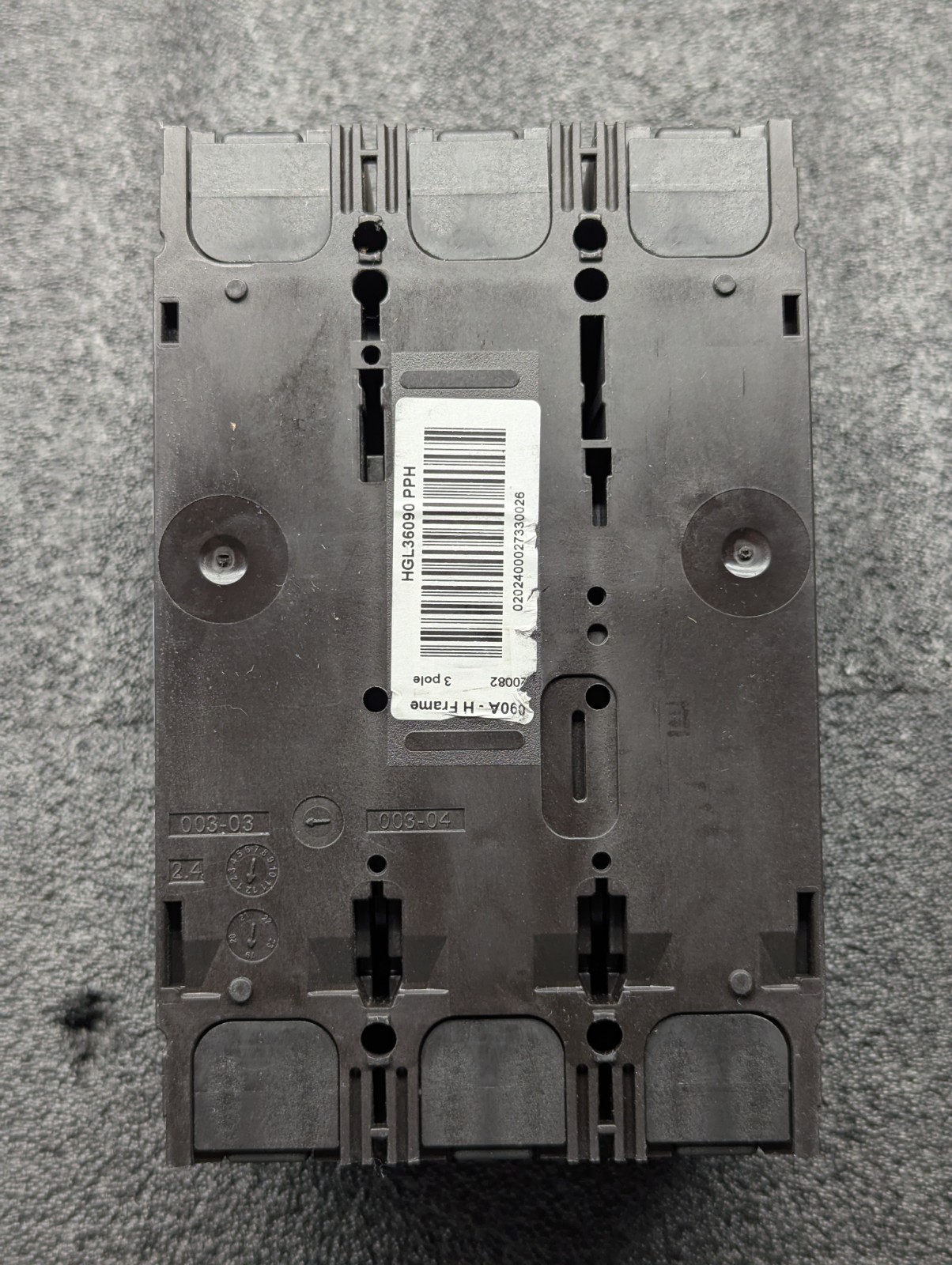 SQUARE D POWERPACT HG CIRCUIT BREAKER HGL36090 90AMP 600VOLT 3POLE