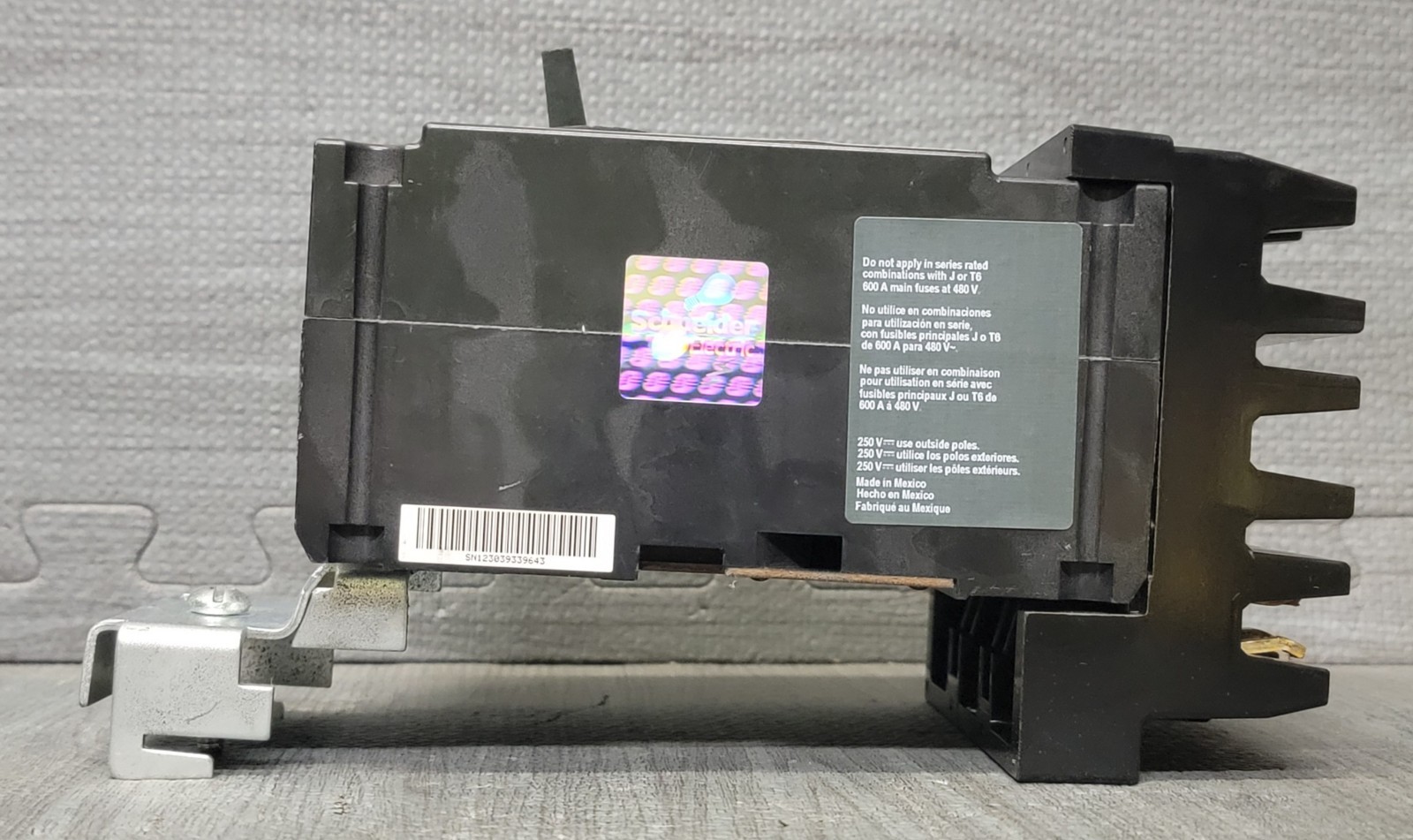 Square D FH36020, 20 Amp, 600 Volt, I-Line Circuit Breaker Used For 1 Month