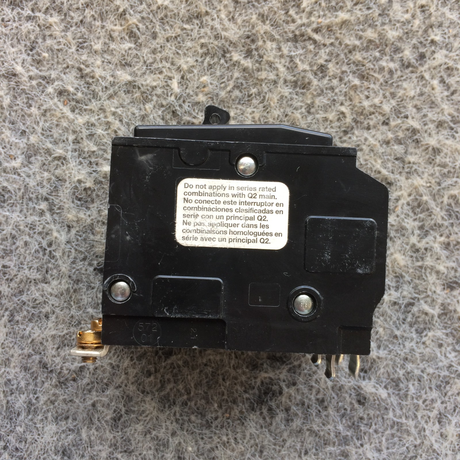 Square D QOB360 60Amp Circuit Breaker 3 Pole 240Vac 10kA *Ships Fast*