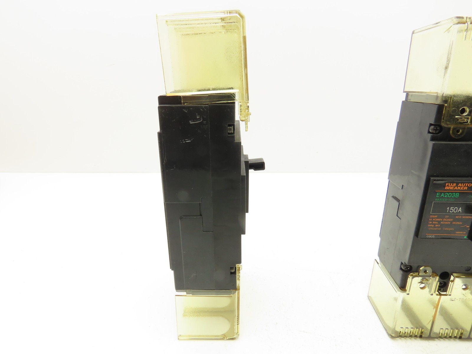Fuji Electric EA203B Electric Circuit Breaker 150A 3 Pole Lot of 3