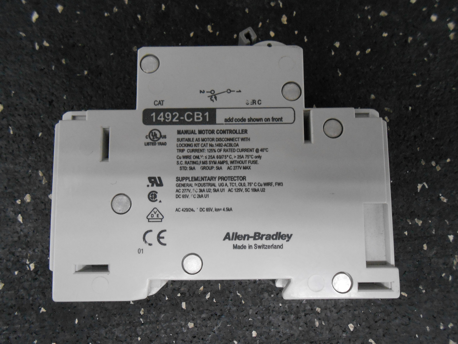 ALLEN BRADY CIRCUIT BREAKER 1492-CB1G300