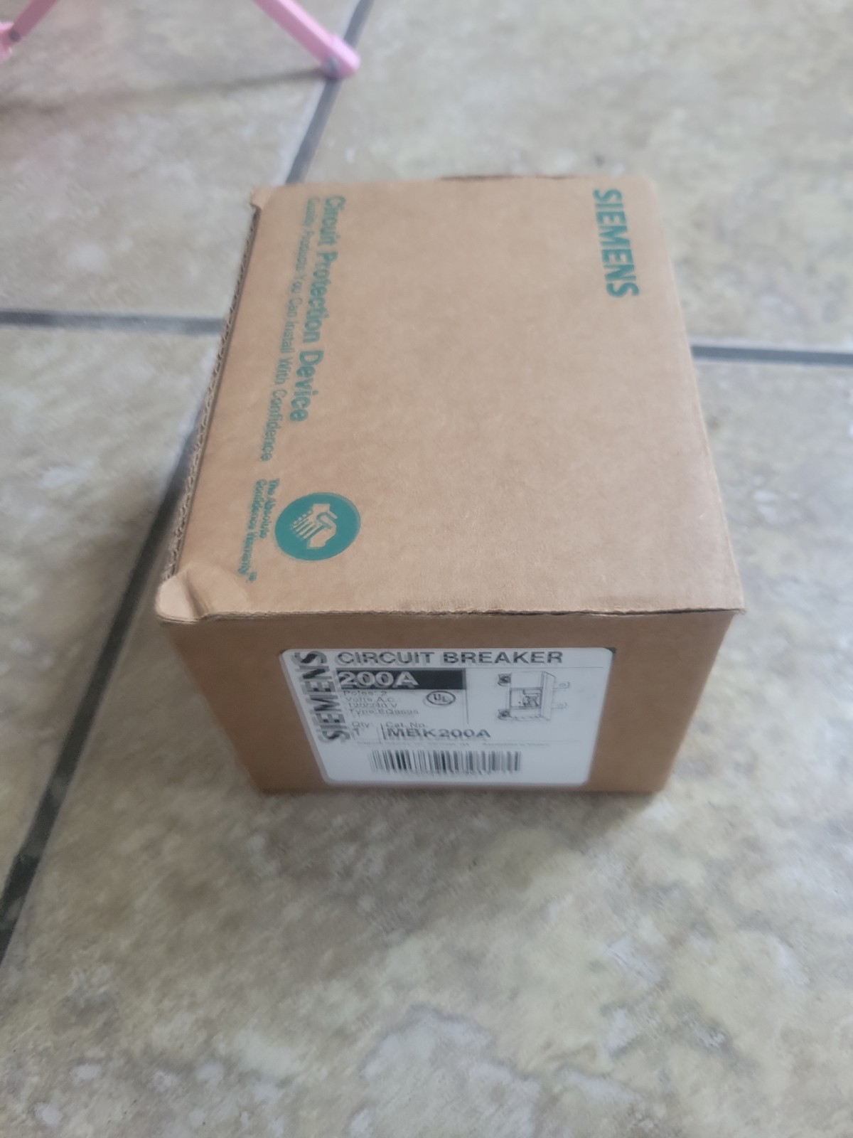 SIEMENS MBK200A, 200A Riser Main Breaker 2 poles 120/240V AC Type EQ8695
