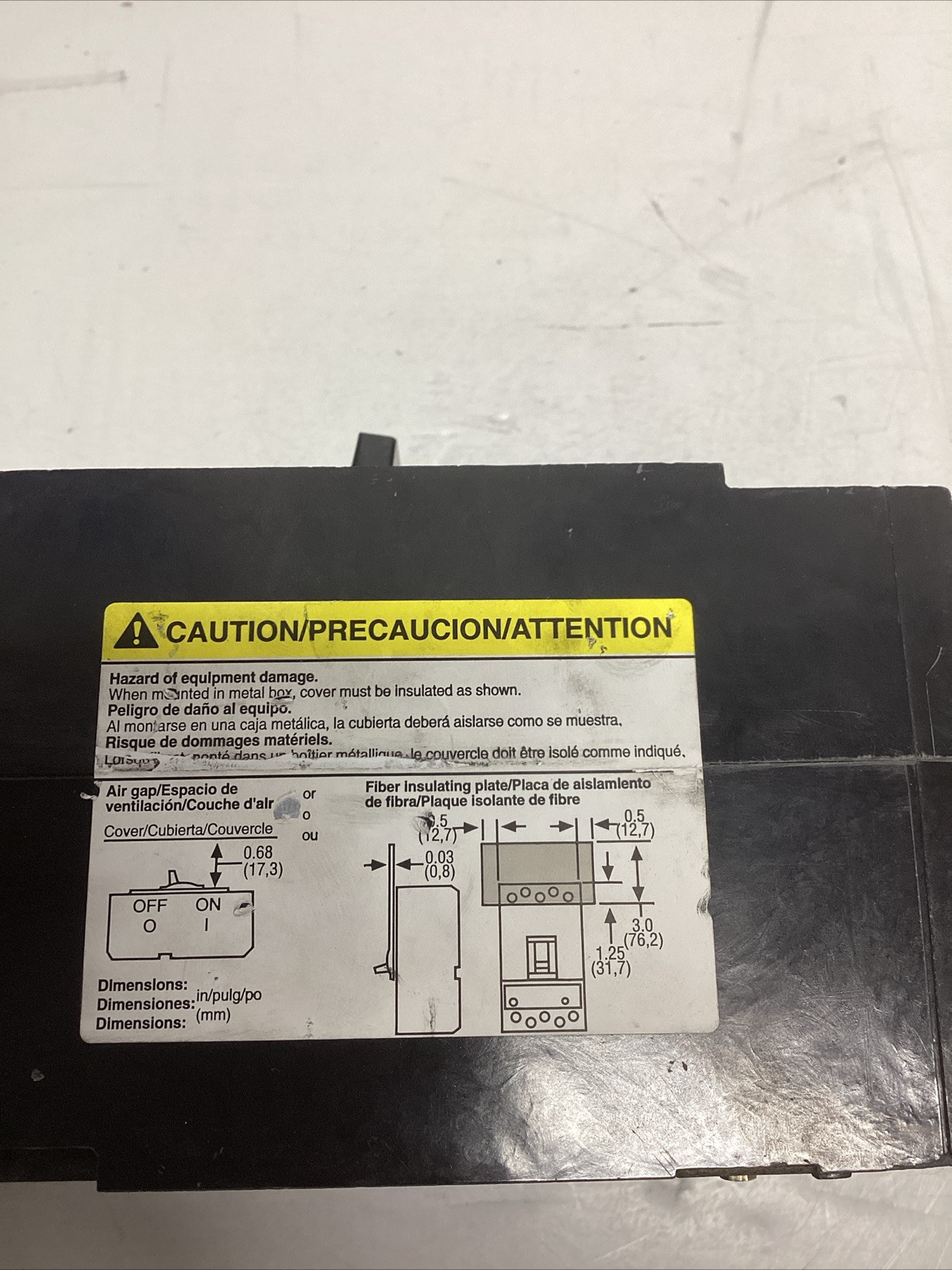 Square D KCP34200 Circuit Breaker 200 Amp 3 Pole 240/600V H-001