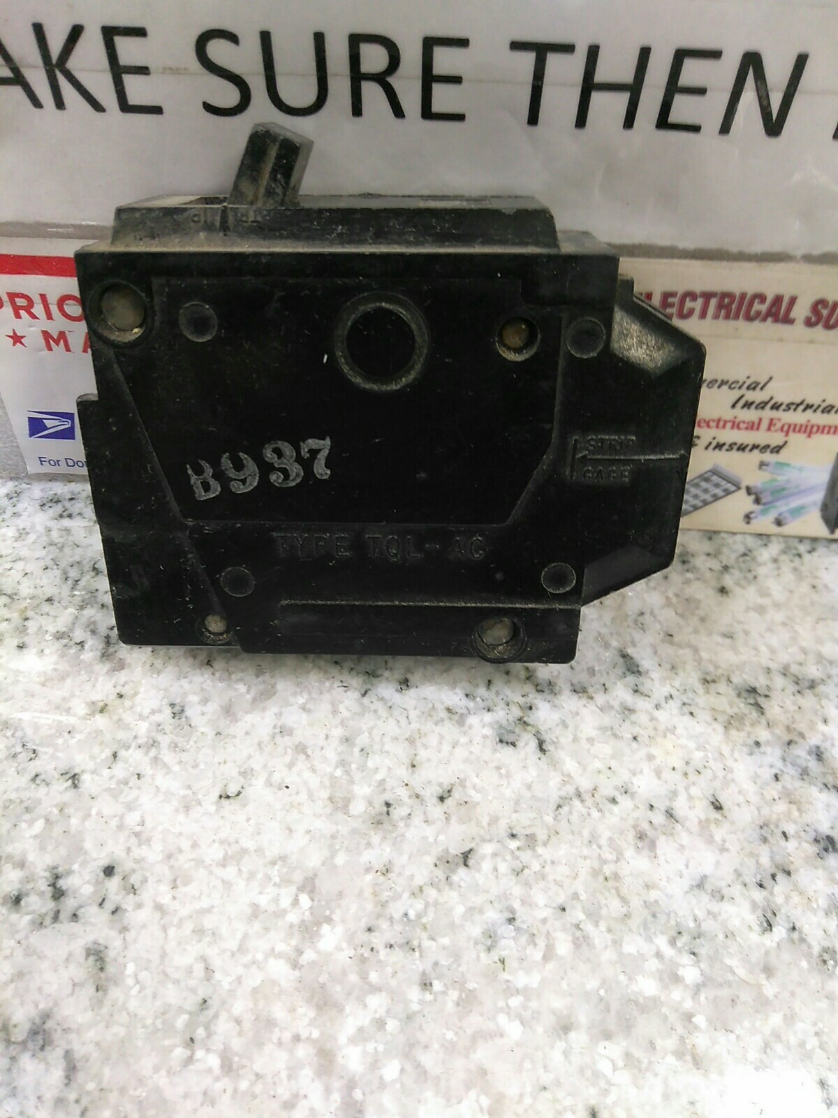 GE/ Type TQL-AC / 50Amp/ 1-Pole/ 120/240VA /GROVE / Circuit Breaker/USE(33B1