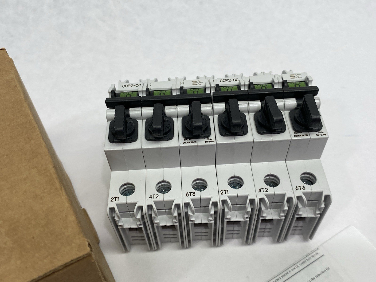 Eaton Bussmann CCP2-3-30CC Fusible Disconnect 3-Pole, Open Type Switch BOX OF 2
