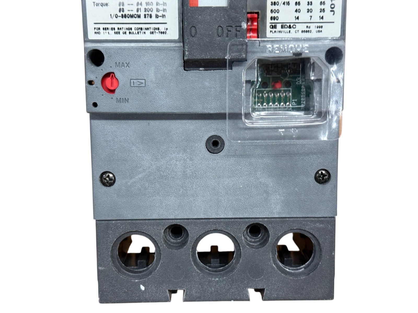 GE SFLA36AT0250 250A FRAME 600V 3-POLE SPECTRA RMS 65KA CIRCUIT BREAKER NEW