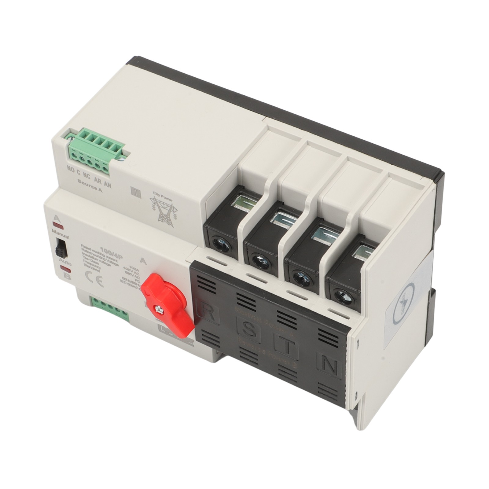 Dual Power Automatic Transfer Switch – 4P 100A 220V Changeover Switch 50/60Hz