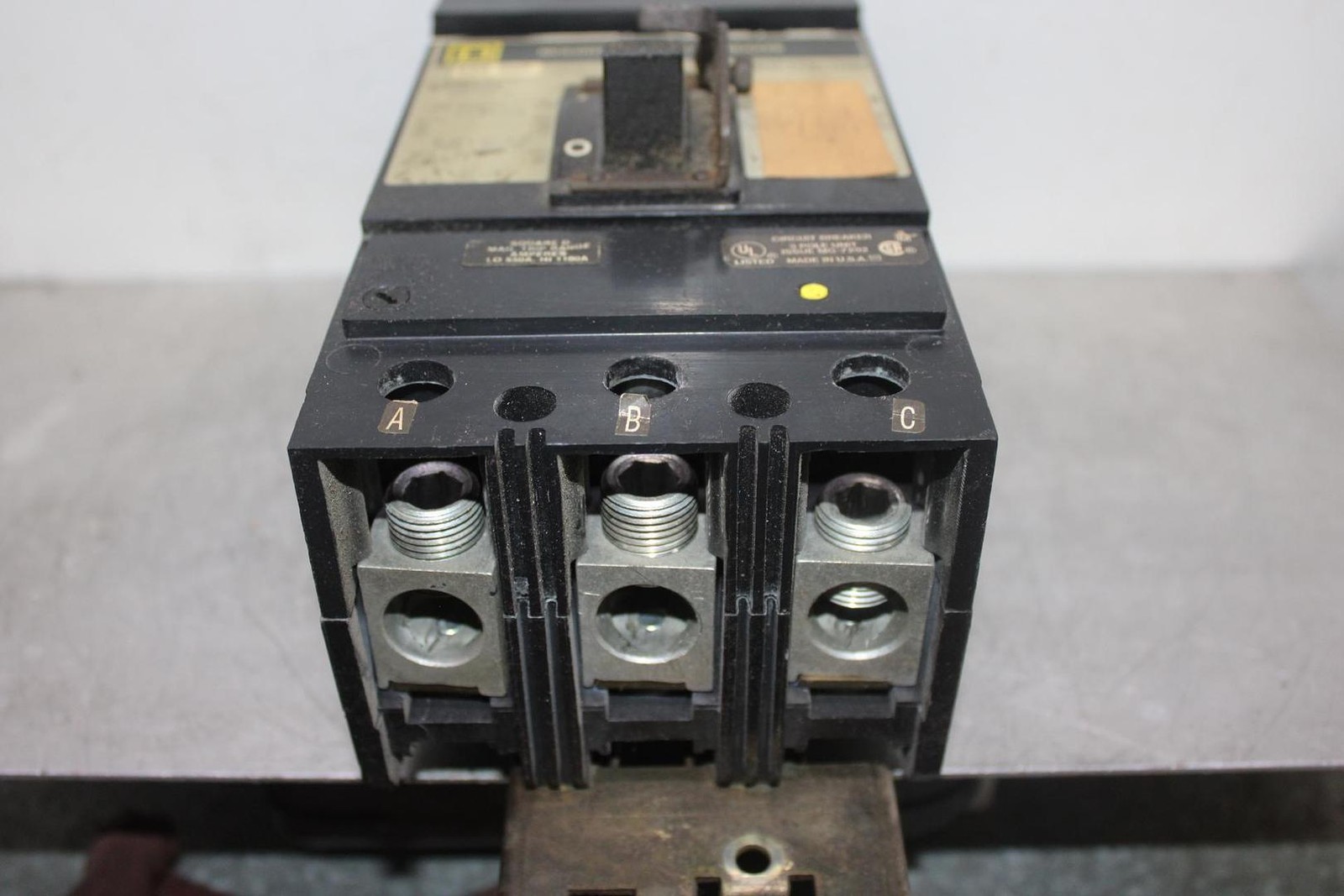 SQUARE D I-LINE CIRCUIT BREAKER KA36110 SERIES 110 AMP 600 VAC 3-POLE