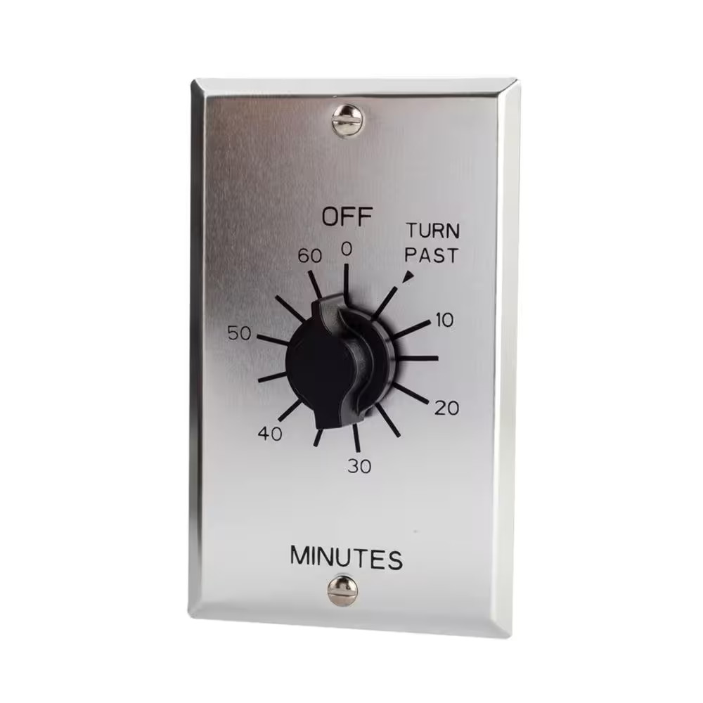 C-500 Series Multi-Volt 60-Minute Commercial Style Springwound Auto off In-Wall