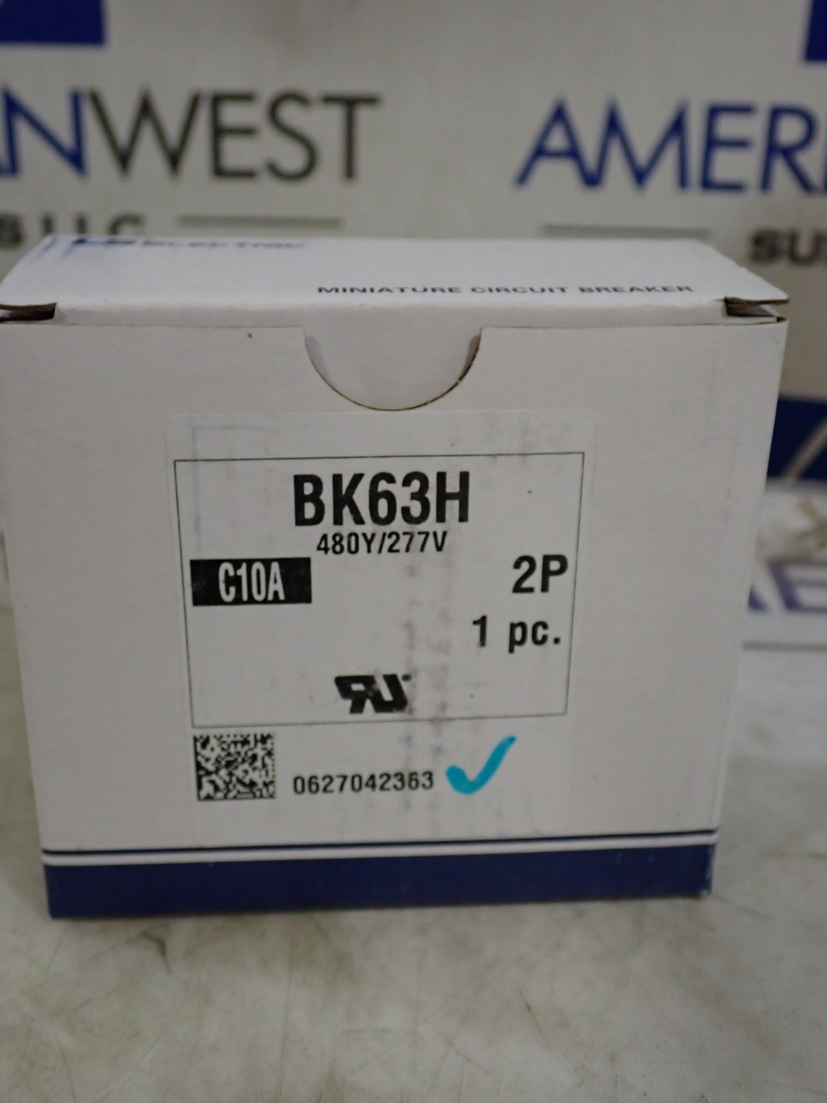 New LS Electric BK63H 2 pole 10 amp C Curve Din Rail Breaker 480v 0627042363