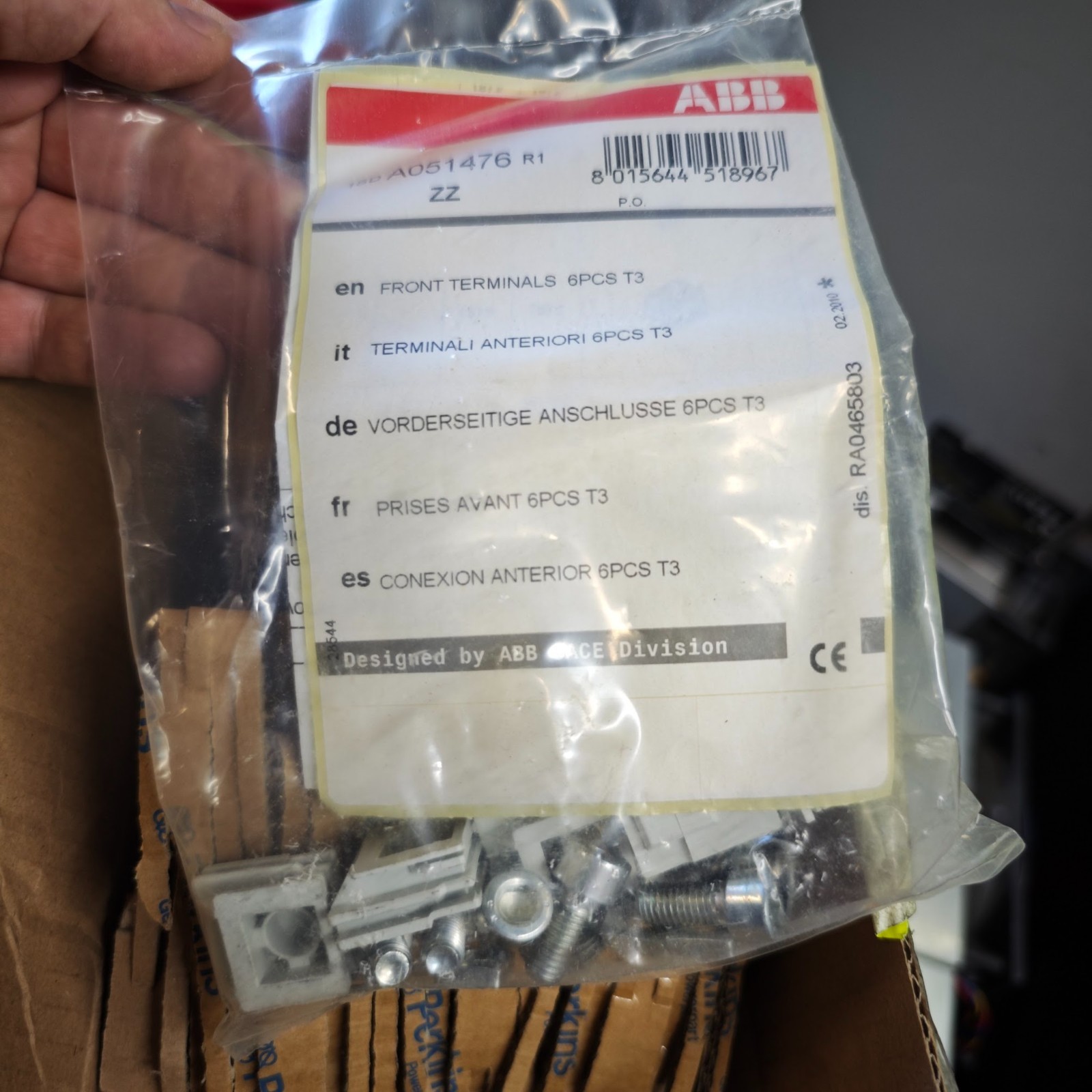 ABB TMAX T3N250 TMD250/2500 FF 3P 250A 1SDA051247R1 Circuit Breaker