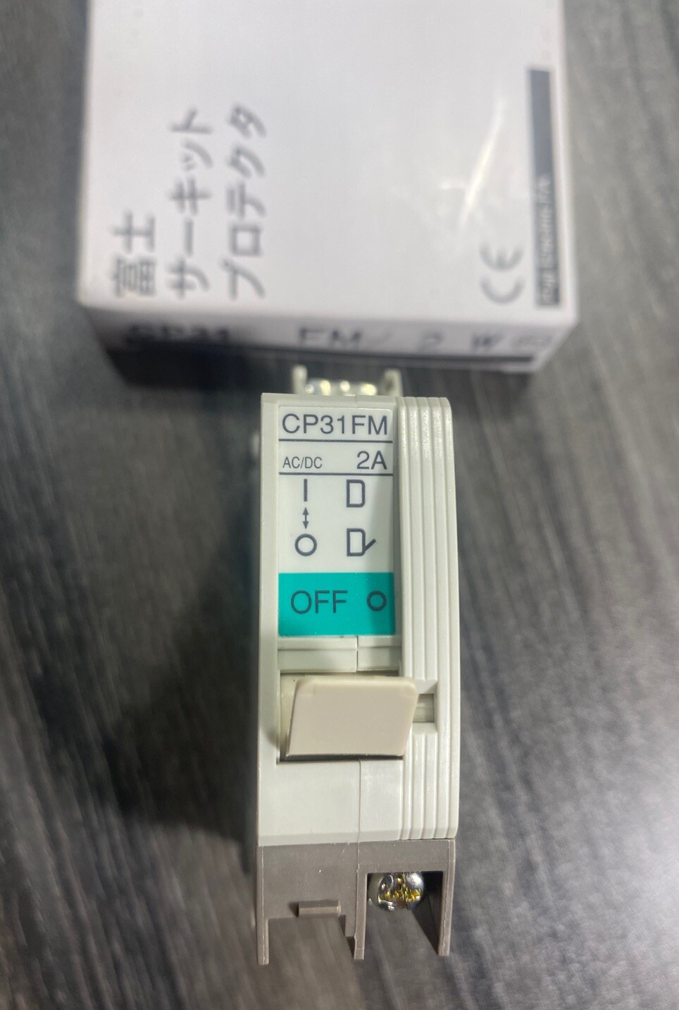 Fuji Electric CP31 FM/2W Circuit Protector 240/250VAC 60/65VDC 1-Pole 2A – USA