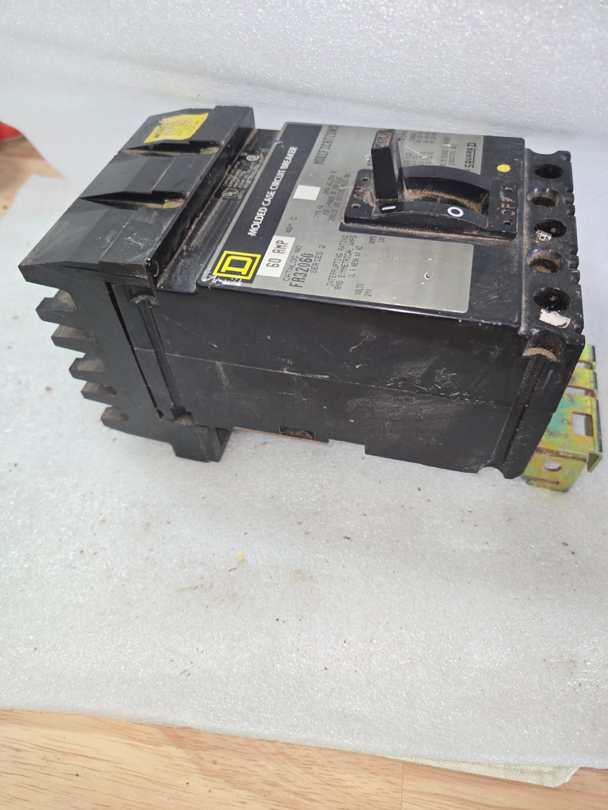 Square D 60 Amp I-Line Circuit Breaker 240 VAC 3 Pole FA32060