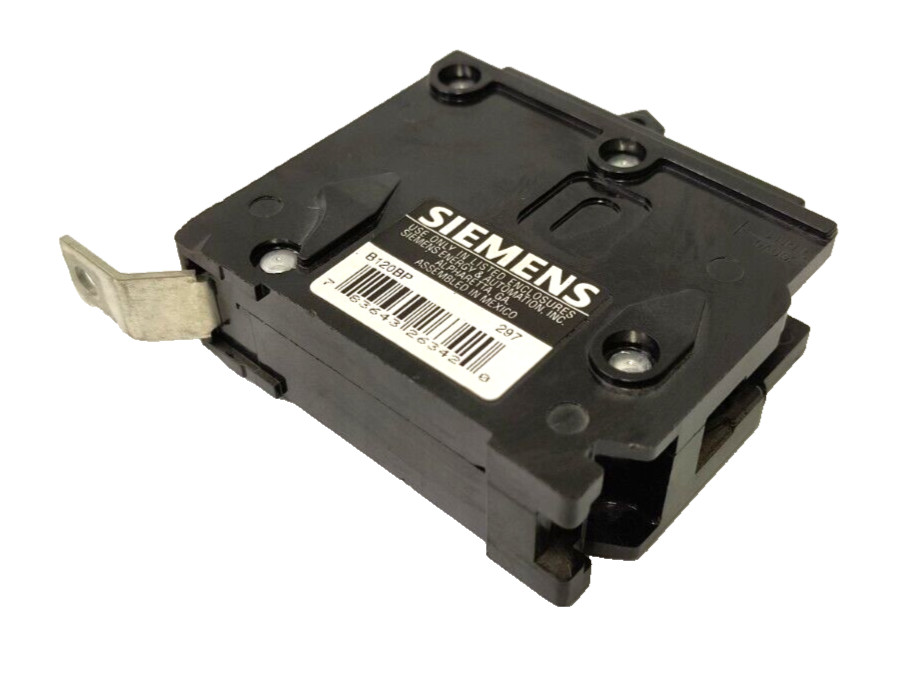 Siemens B120BP Bolt-On 20 Amp Circuit Breaker 120/240 Volt Single Pole RT-1225