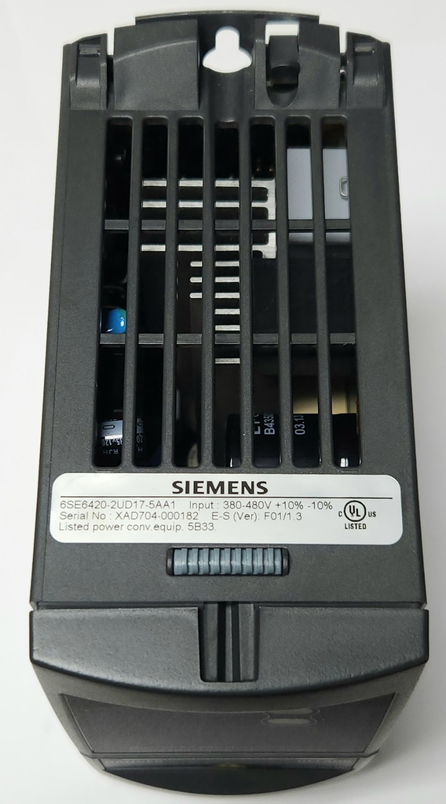 SIEMENS 6SE6420 2UD17 5AA1 MICROMASTER 420 DRIVE Inverter 380-480 VAC 3 Phase 0