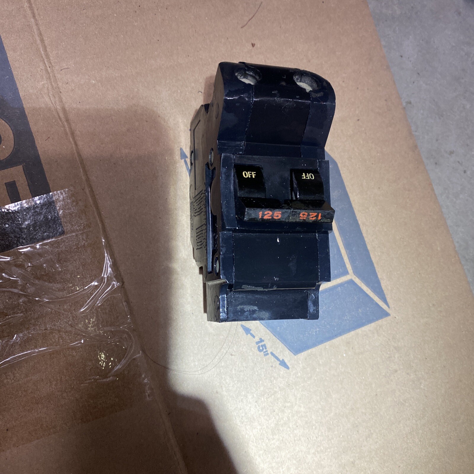 Federal Pacific 125 Amp 2 Pole Type NA Circuit Breaker FPE Stab-Lok 240V
