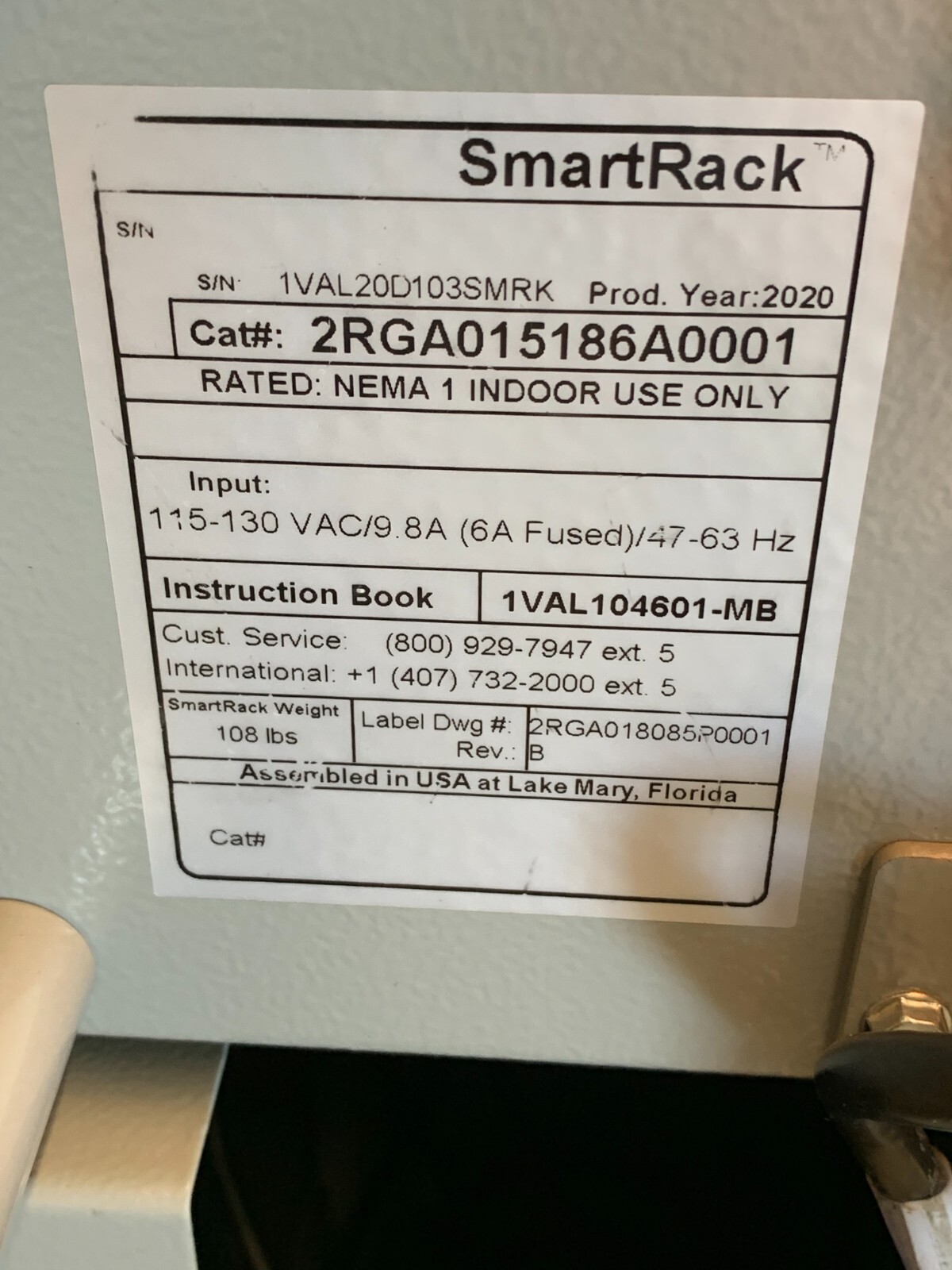 ABB SmartRack 2RGA015186A0001 MV Electric Circuit Breaker Remote Racking Device