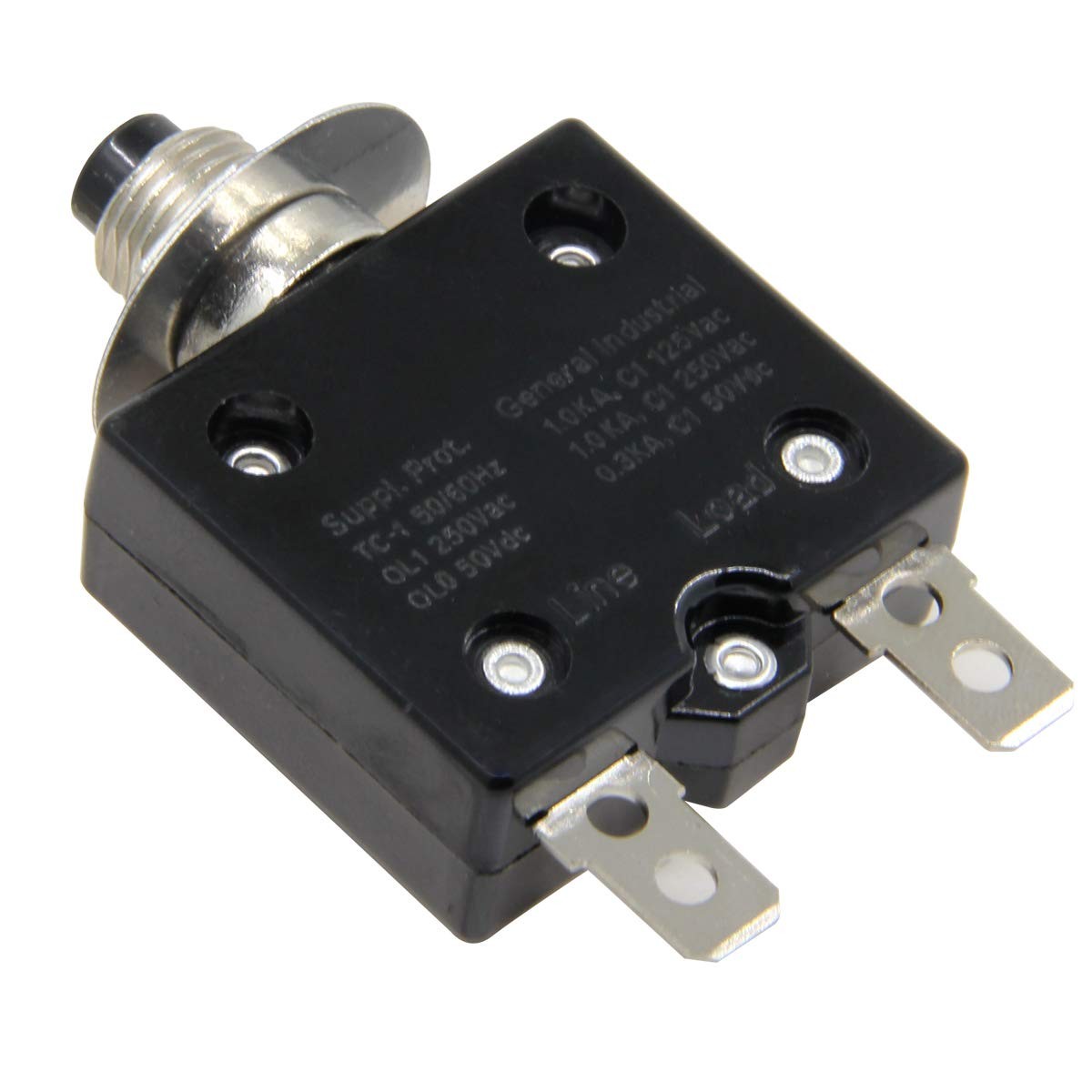 L1 Series Manual Reset Thermal Circuit Breaker 15A Push Button Switch