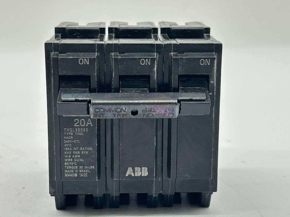 Q-Line 20 Amp 3 in. Triple-Pole Circuit Breaker