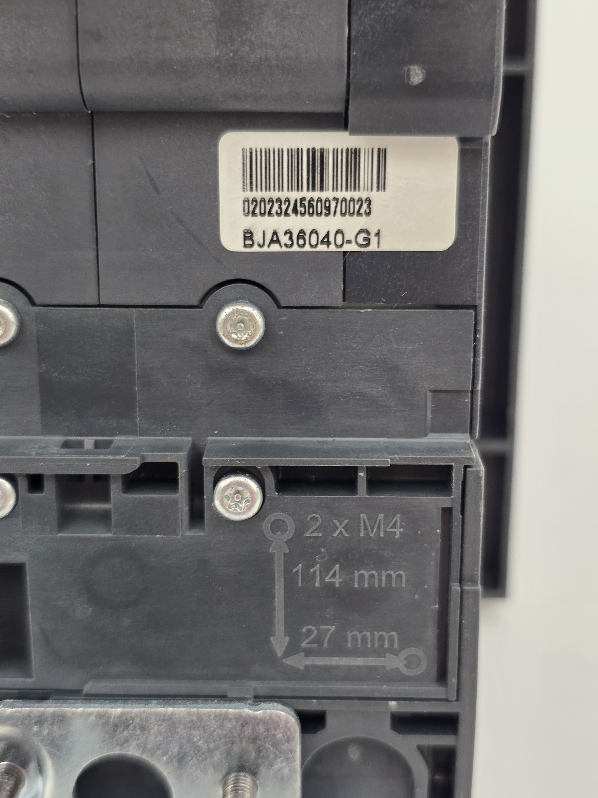 Square D BJA36040 I-Line PowerPact Circuit Breaker 40A 3P 600Y/347V HACR 50/60Hz