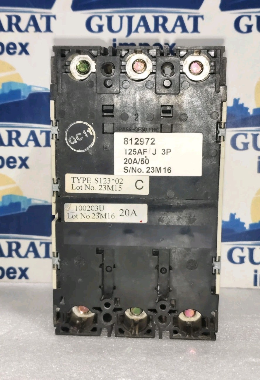 TERASAKI S125NJ 20A 3POLE 36KA CIRCUIT BREAKER FREE FAST SHIPPING MADE IN JAPAN