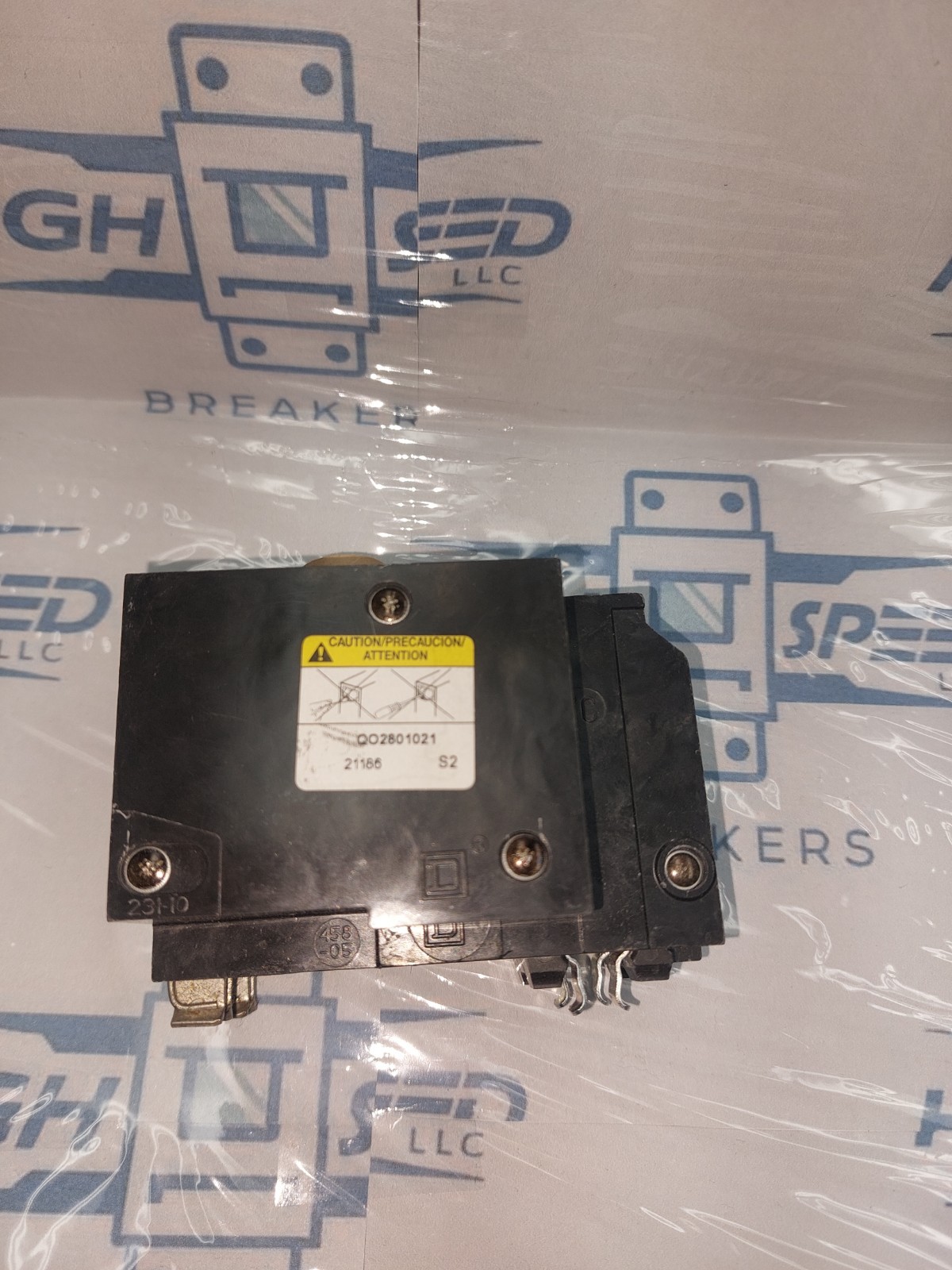 Square D QO2801021 Shunt Trip 80A Plug-On Circuit Breaker 2P 120/240VAC