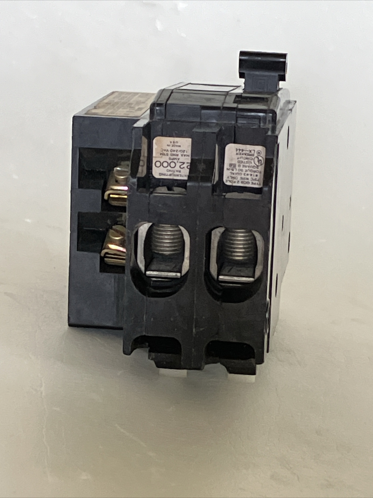 Square D QO250VH1021 Circuit Breaker 50A 2 Pole 22kA 240V nice used.