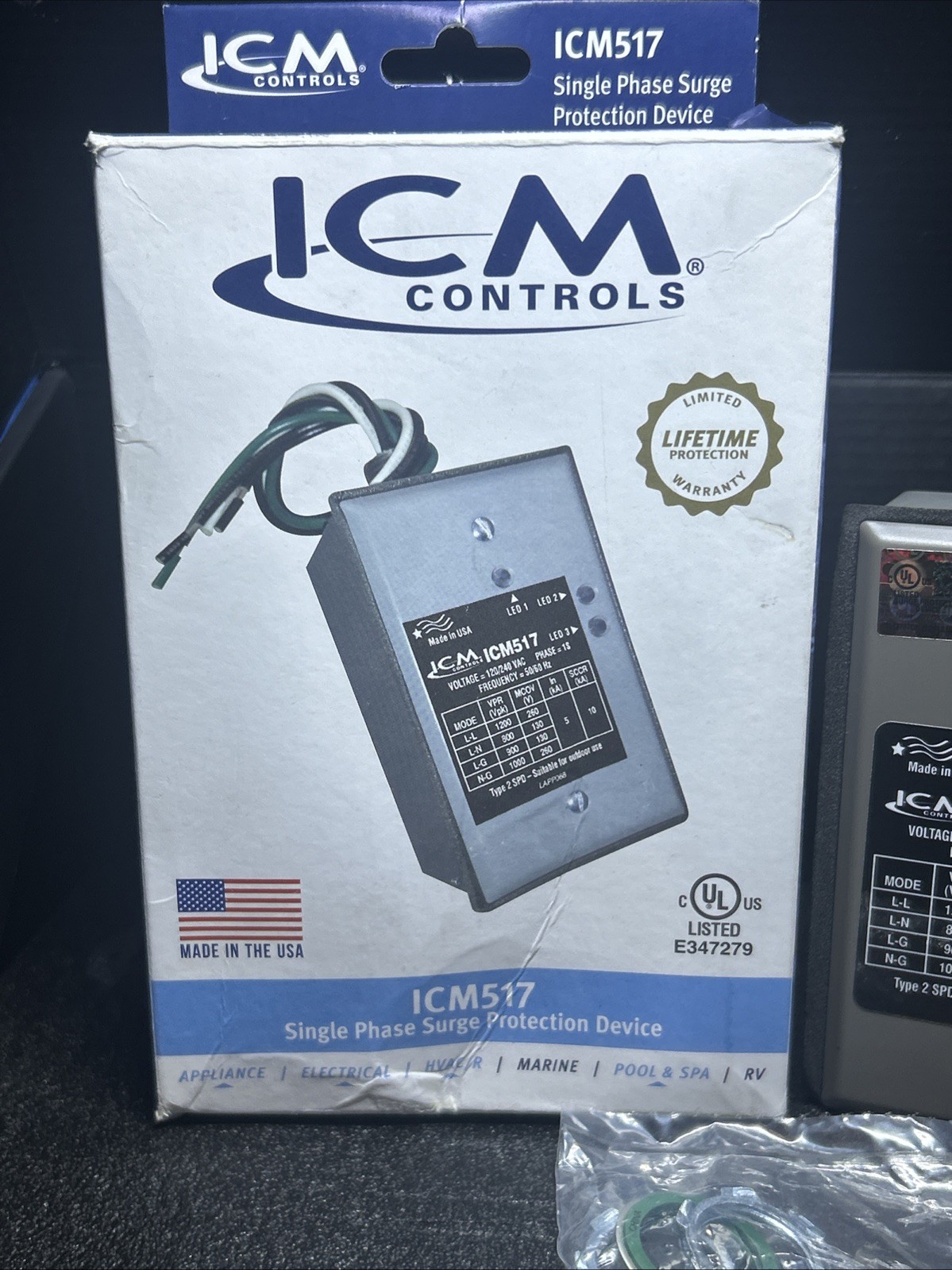 ICM Controls ICM517 Surge Protector 120/240V Single Phase Type 2 SPD