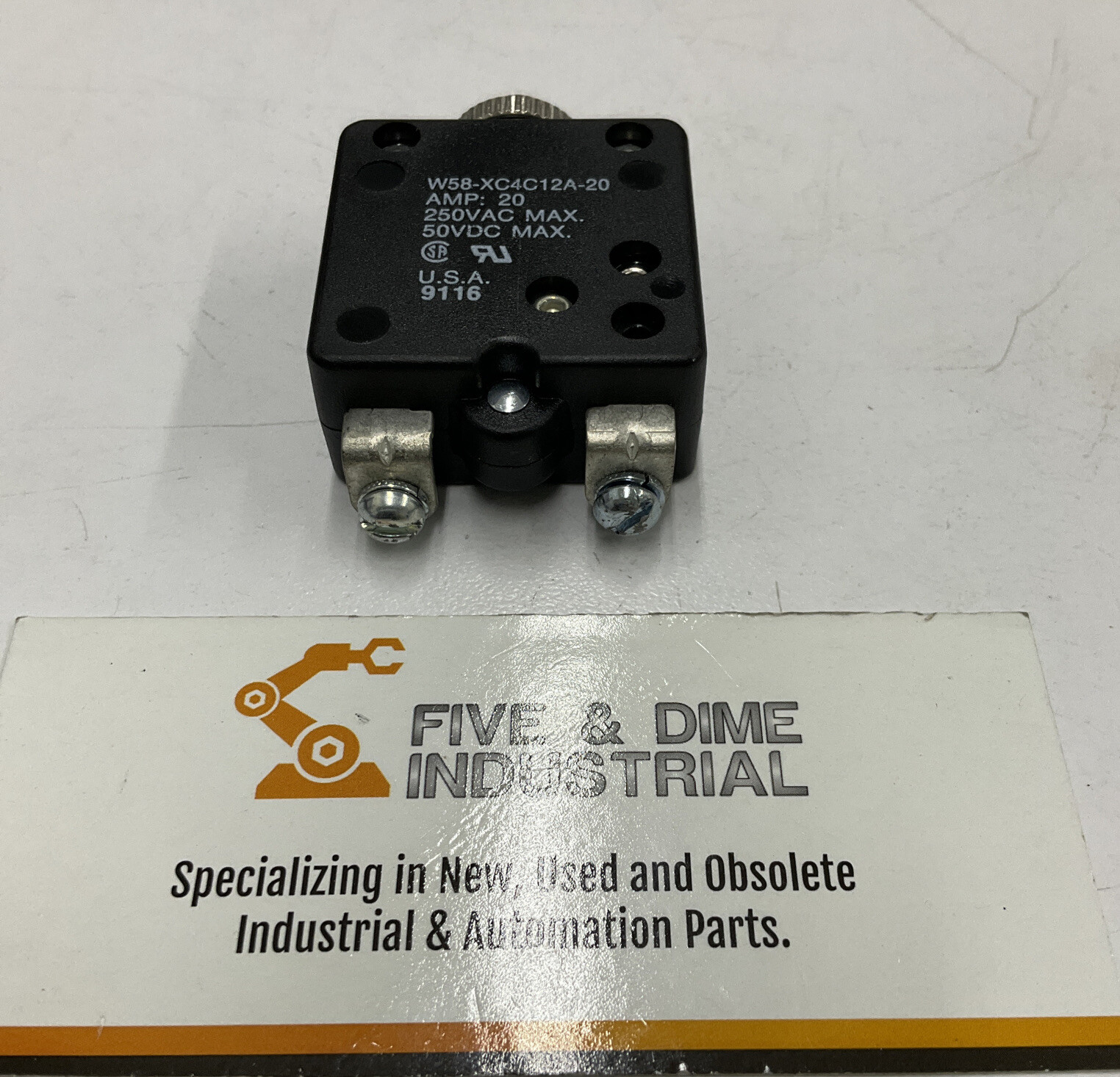 Potter & Brumfield W58-XC4C12A-20 Circuit Breaker 20 Amp 250VAC 50VDC (BK145)