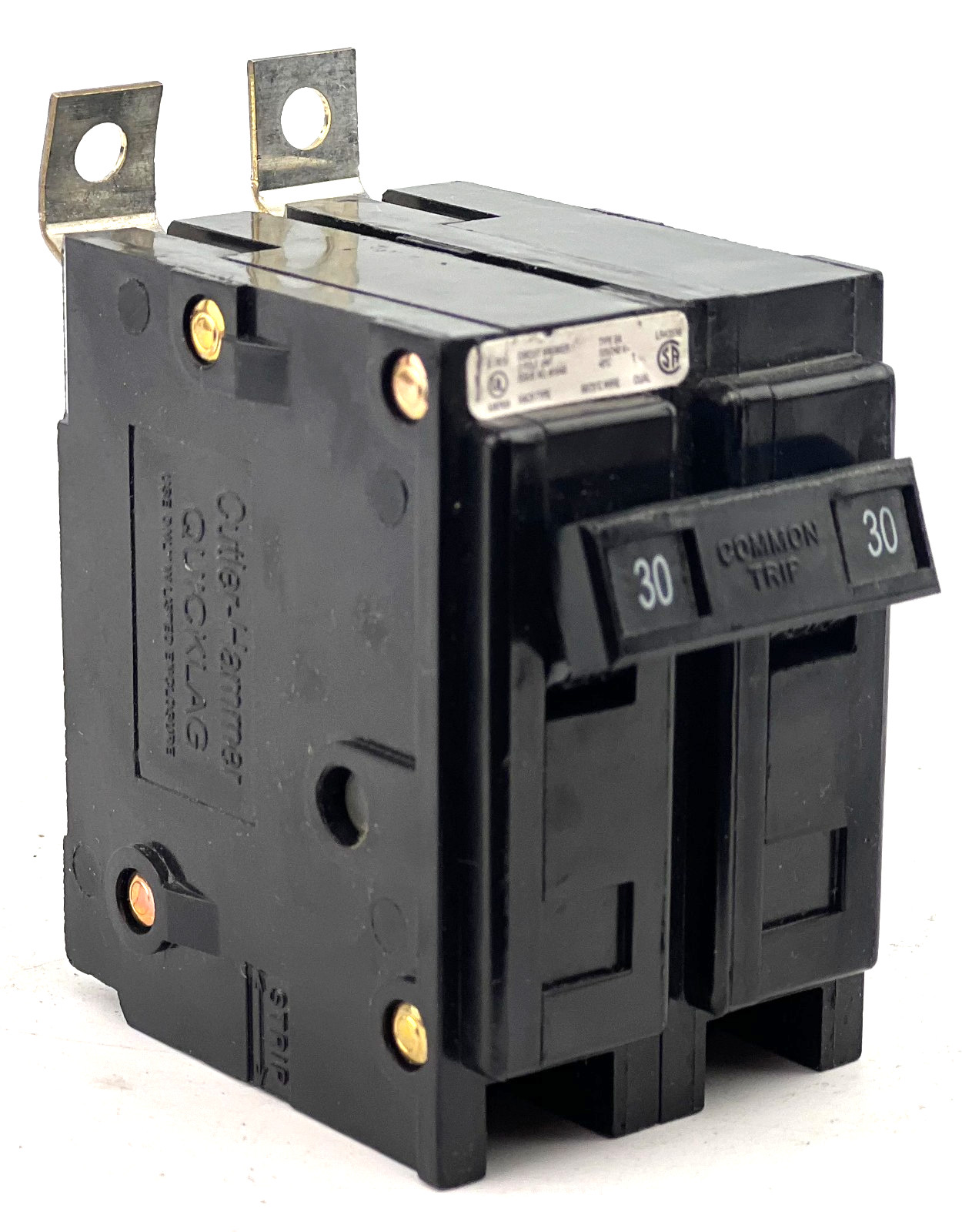 Cutler Hammer BAB2030 30 Amp 2 Pole Circuit Breaker Type BA 240VAC 30A Bolt On