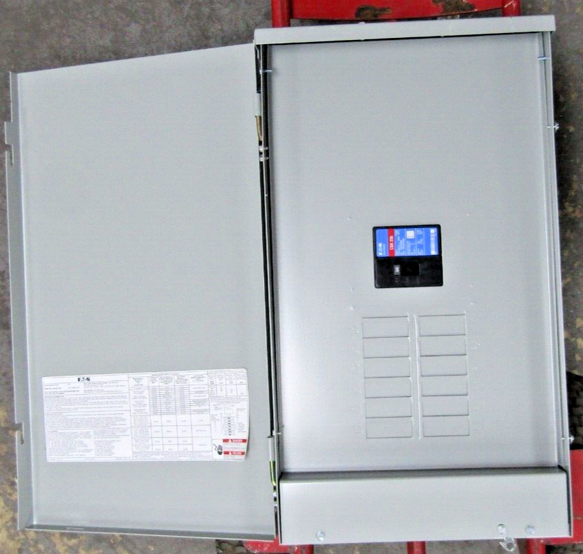 😏 NEW EATON 200 A MAIN BREAKER LOADCENTER 12 CIRCUIT 120/240V 1∅ 3W BRP08B200RF